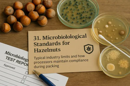Microbiological standards for hazelnuts